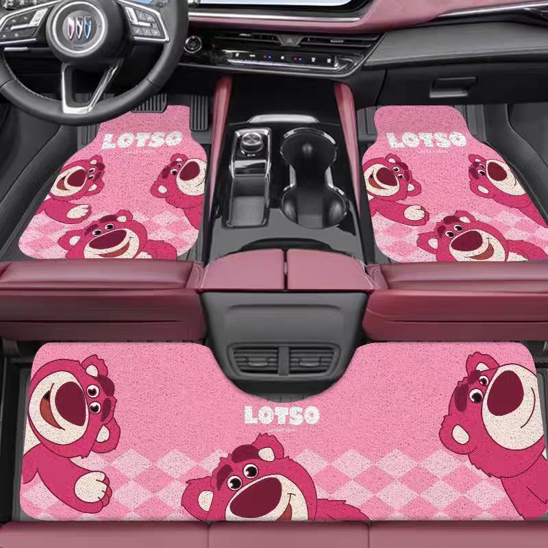 Cross-Border Hot-Selling Universal Car Floor Mats, Cuttable, Dirt-Resistant, Non-Slip, Easy to Clean, Dirt-Scraping Mats, Dropshipping