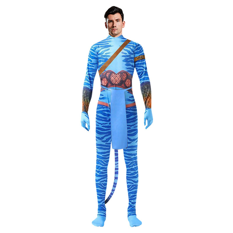 thumbnail image 4 of Disfraces de Halloween 2024 Water Road Avatar 2 ropa de cosplay ropa para adultos y niños película de cosplay mismo escenario medias mono, 4 of 5