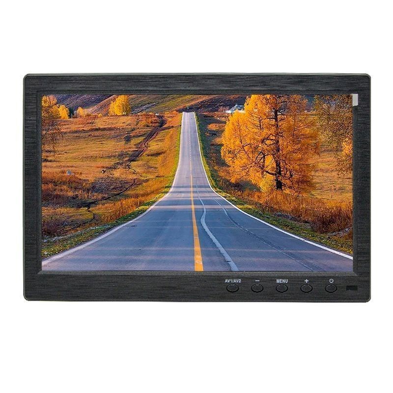 10inch High-Definition In-Car USB Playback Monitor, Home Monitor, Multi-Function Interface Vga/Hdmi/Rca/Tv