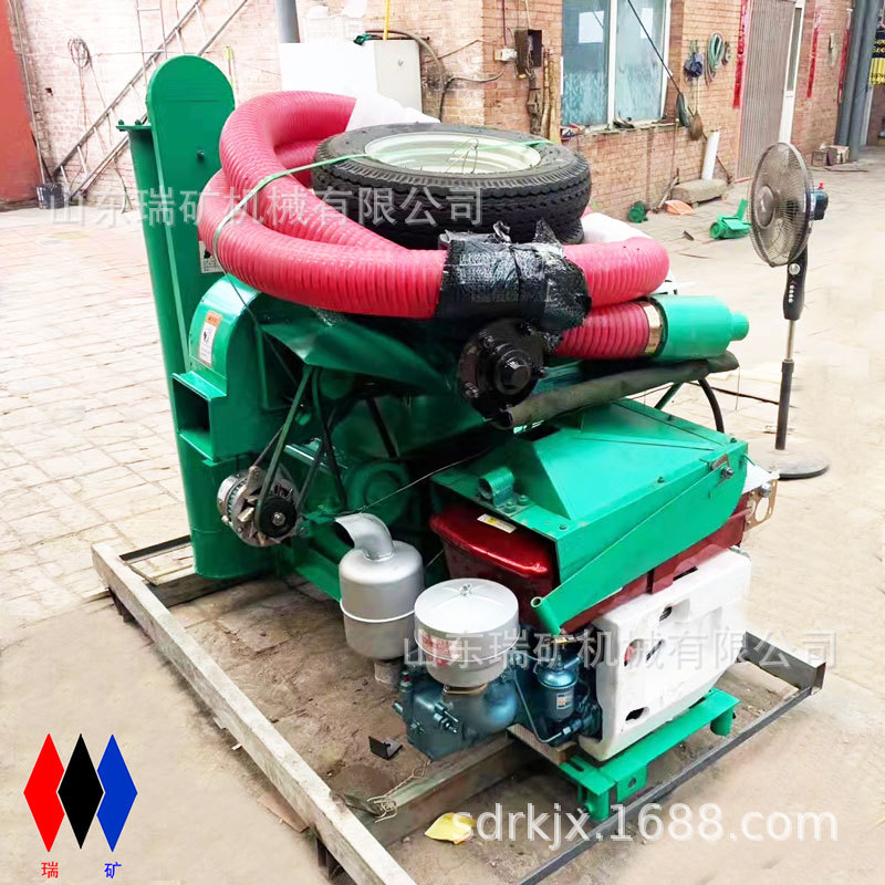 家用自动装袋脱玉米脱粒机15马力柴油机4吨包谷打粒机