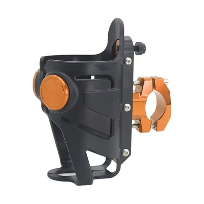 Motorcycle Water Bottle Holder: Motorcycle bumper - air-bag-water-cup-holder-orange-1