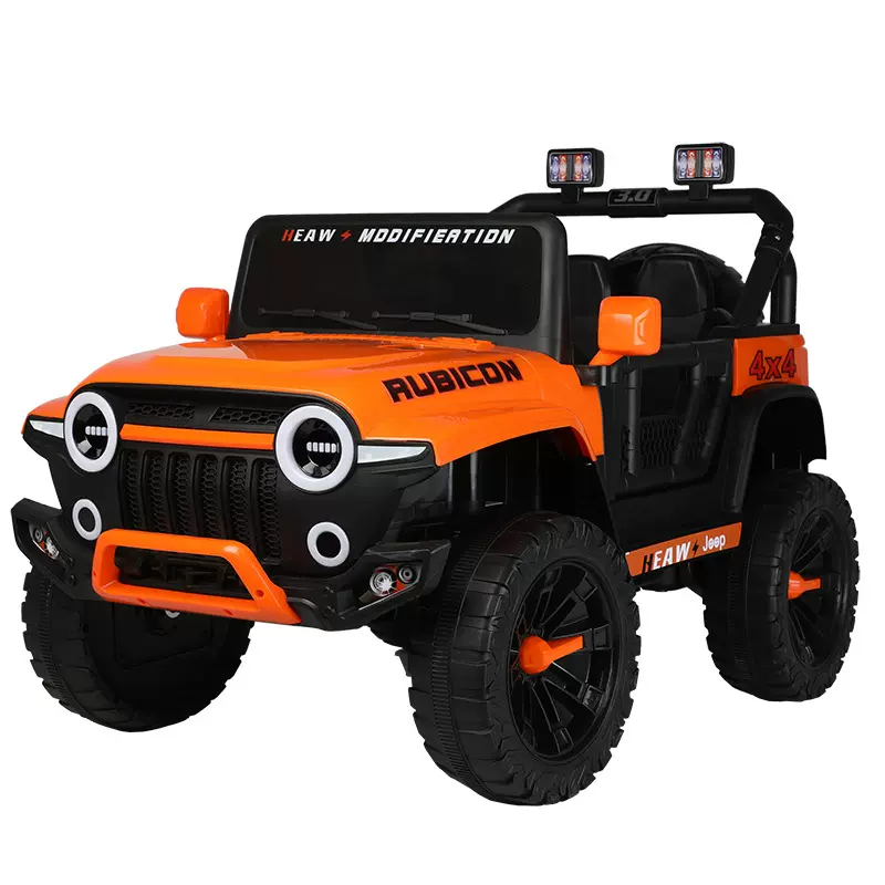 新款儿童电动汽车坦克300越野车可坐双人遥控车男女宝宝玩具车