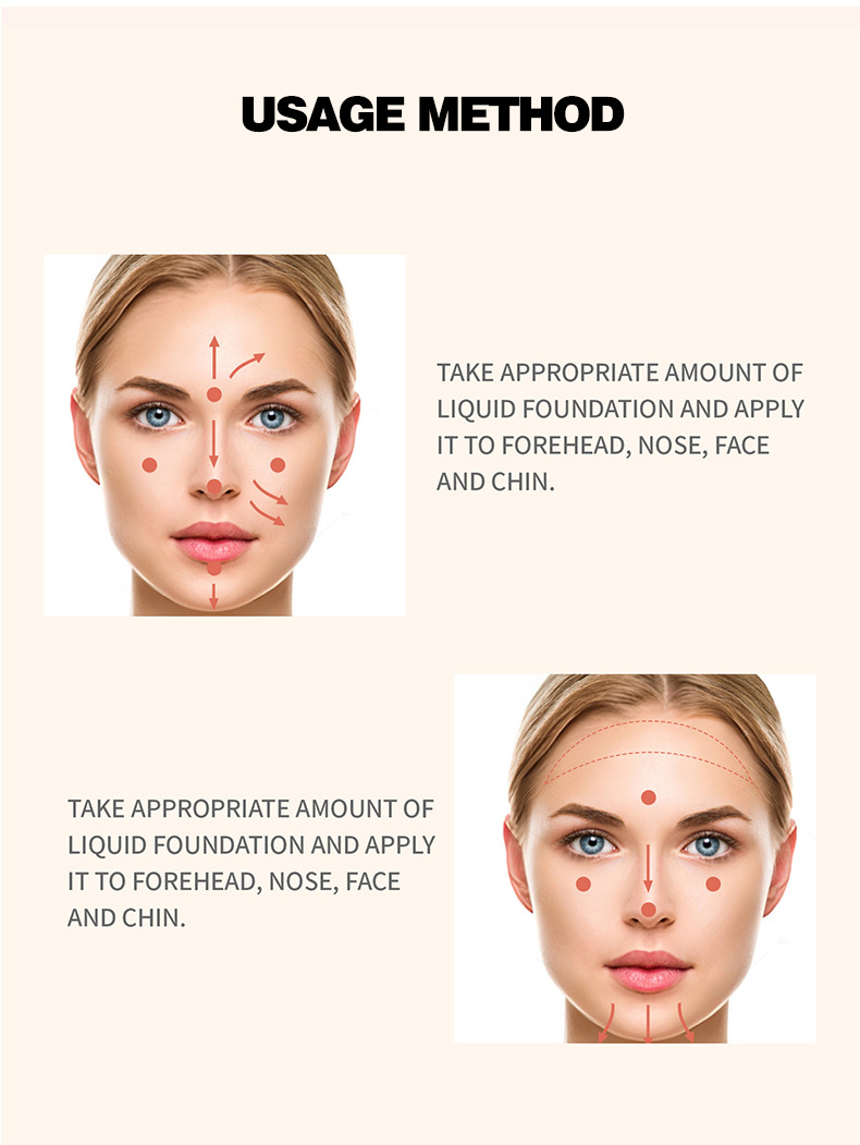 Hydrating Long-lasting Foundation Natural Concealing Makeup Set_voghion.com