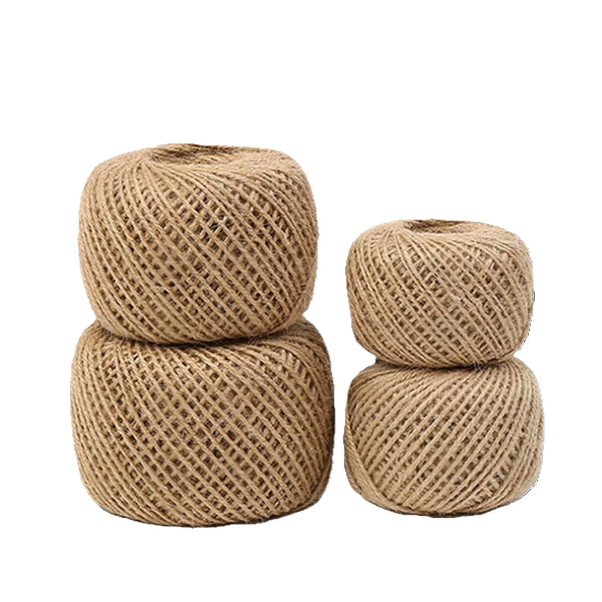 Fábrica de cuerda de cáñamo al por mayor DIY decoración de iluminación atar cuerda de yute atar trenzado colgar letreros al aire libre cuerda colgante