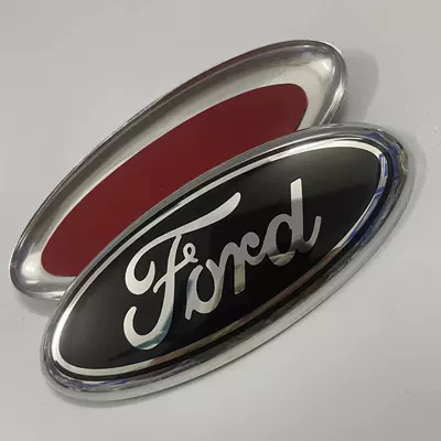Applicable to Ford FORD old Car logo - black-silver-frame-145cm