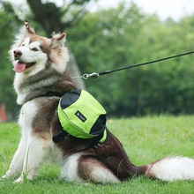 狗狗自背包大型犬宠物牵引绳大狗驮包金毛书包外出遛狗便携储物