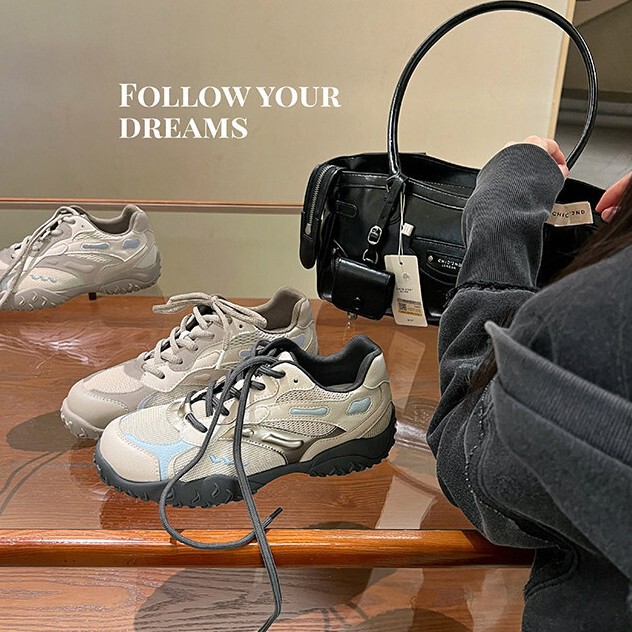 Full Arch Support Shoes Miu Series Thick-Soled Slimming German Training Shoes 2026 New Model Height-Increasing Versatile Sports Shoes Full Arch Support Shoes Miu Series Thick-Soled Slimming German Training Shoes 2026 New Model Height-Increasing Versatile Sports Shoes