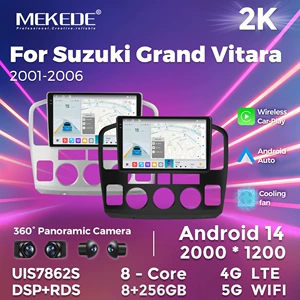 Suzuki Grand Vitara 2001-2006 üçün Android avtomobil naviqasiya sistemi