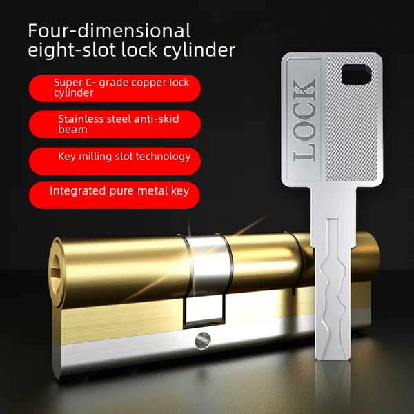 Manufacturers supply anti-theft door lock cylinder super C grade door lock wholesale copper lock cylinder wholesale