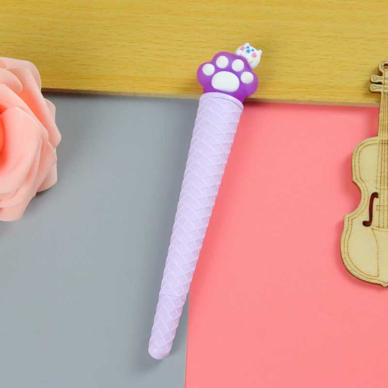 Bolígrafo de góner Haagen-Dazs Bolígrafo de góner de cono de dibujos animados Bolígrafo de góner de helado Papelería creativa Regalo de premio para estudiantes