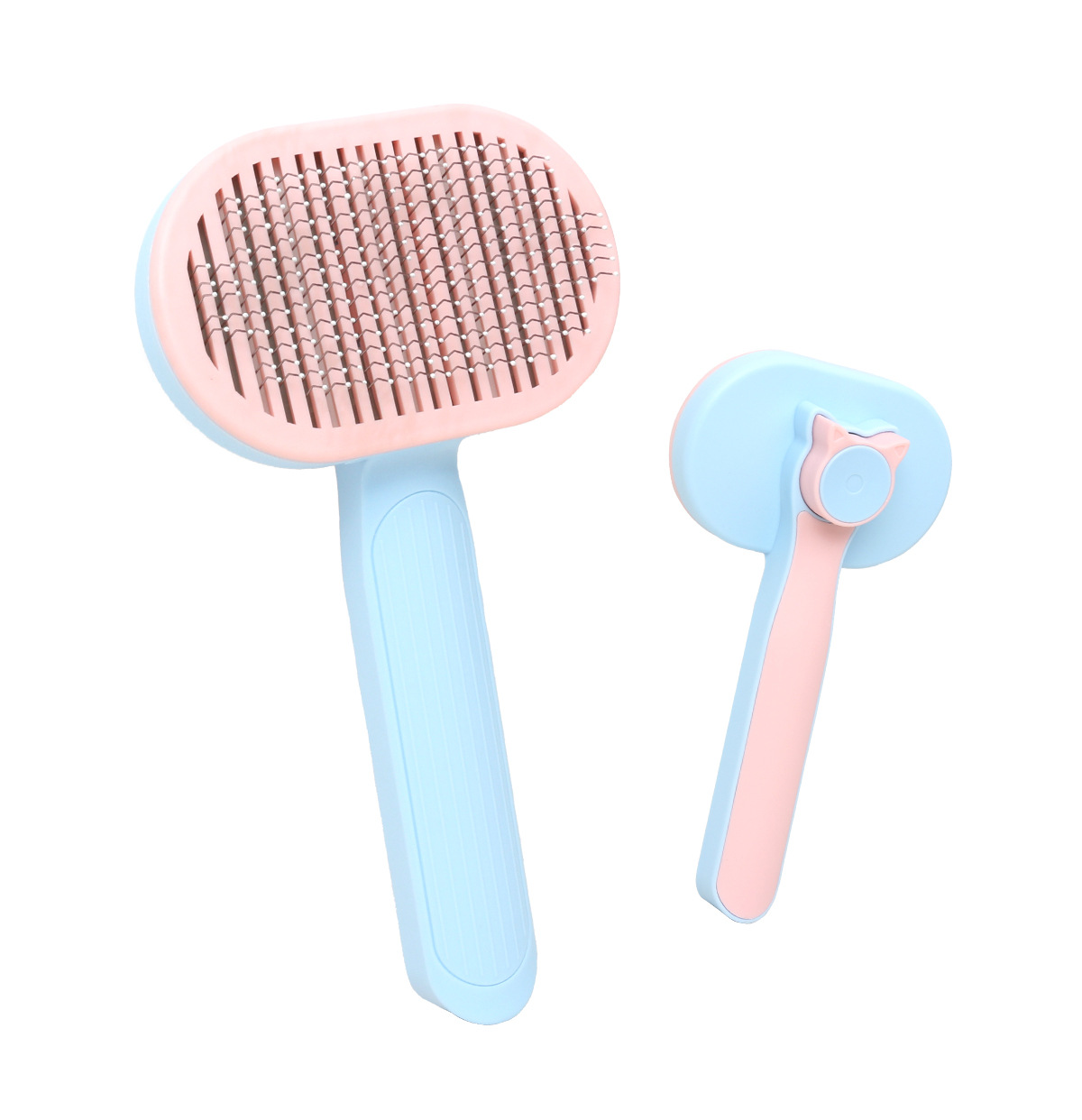 El Pink Blue Cat Comb
