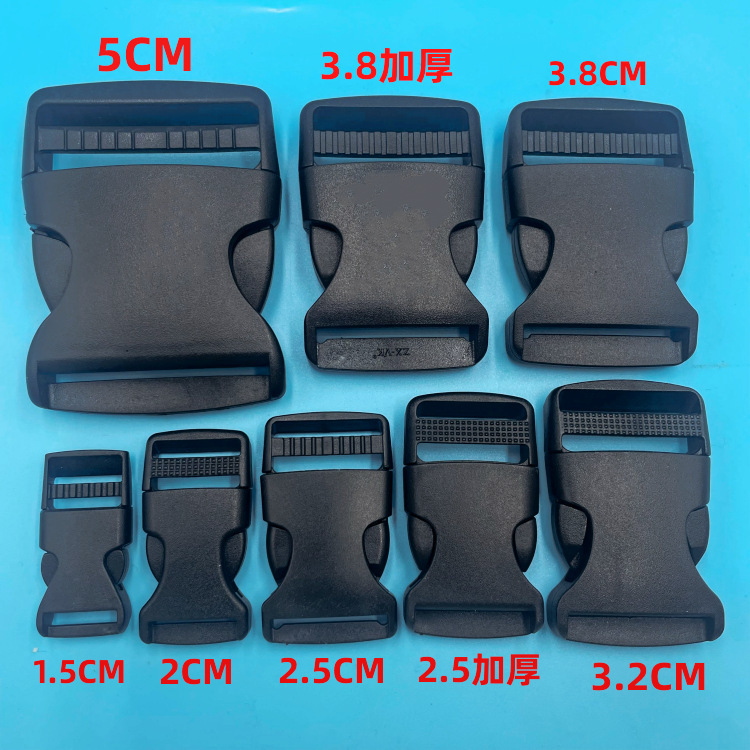 Spot supply of plastic buckle buckle buckle webbing safety buckle luggage accessories Tower buckle pumpkin buckle