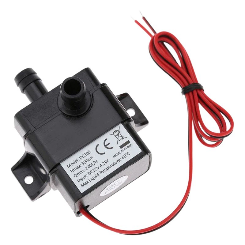 DC12V Солнечный миниатюрный DC бесщеточный беспочвенный компьютер для выращивания воды водяное охлаждение циркуляция воды Фонтан Водяной насос QR30E