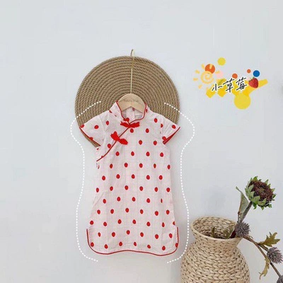 Strawberry, cheongsam