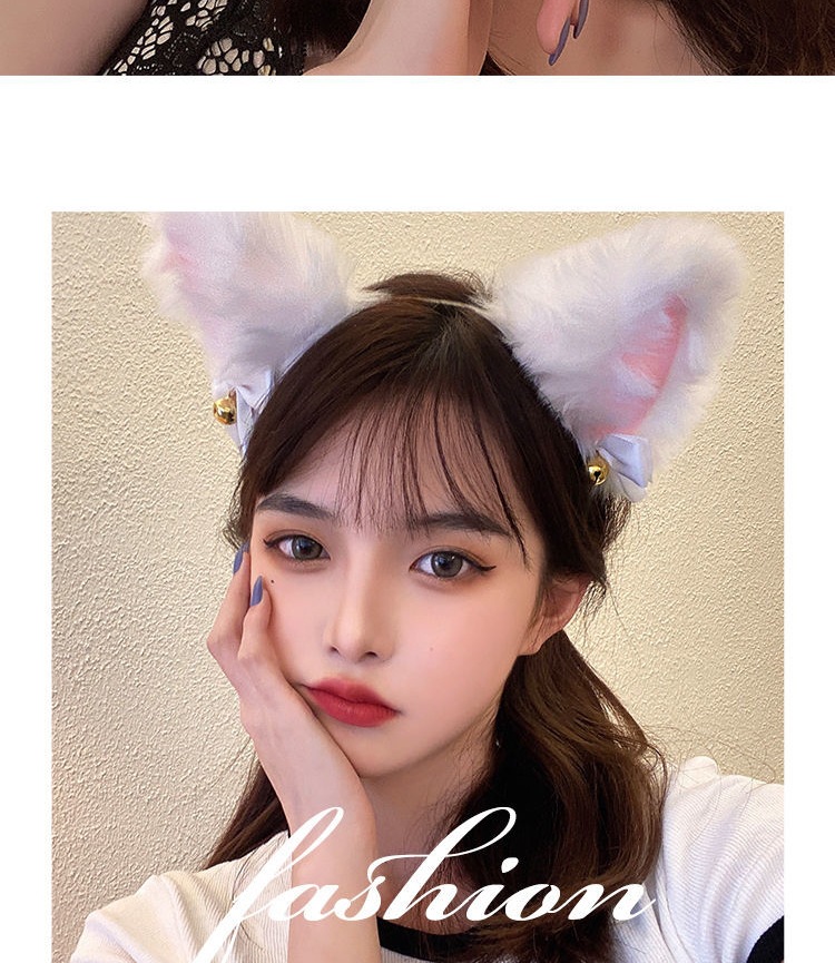 cat ears bell headband