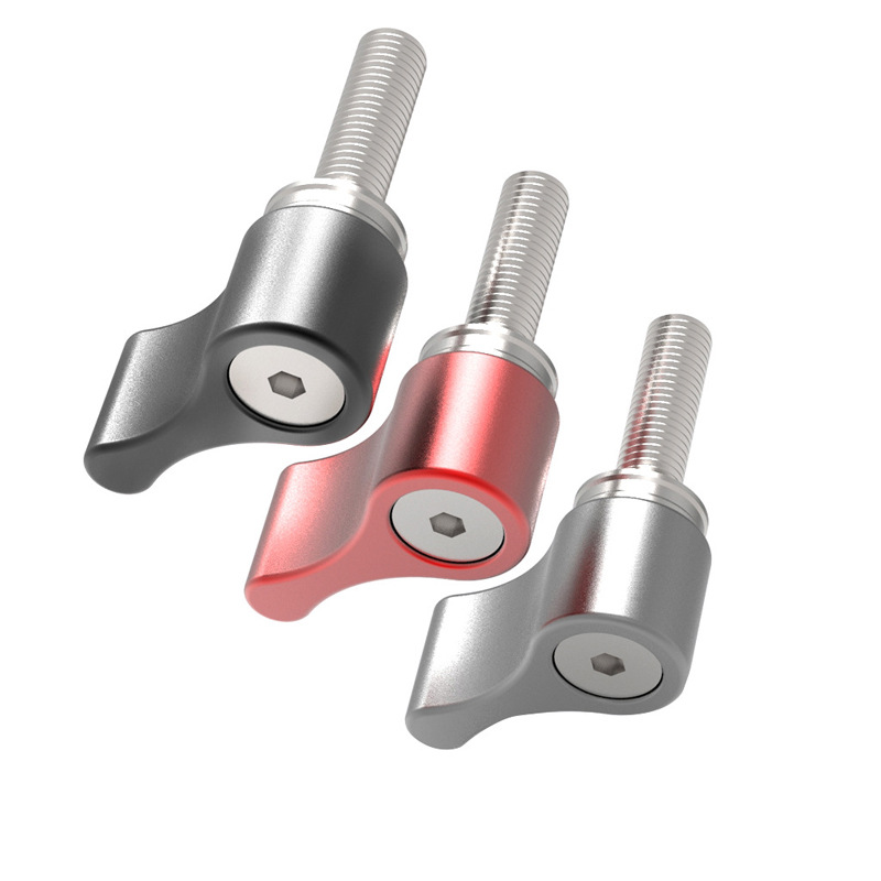 天文望远镜摄影微单反相机器材配件gopro手拧螺丝钉1/4M4M5免工具