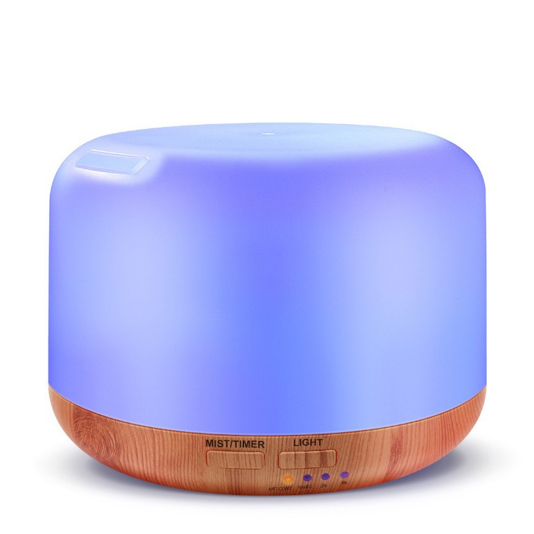 Humidificador Difusor de Aromaterapia Ultrasónico 300ml 5V USB con Luz LED Multicolor para Hogar y Oficina