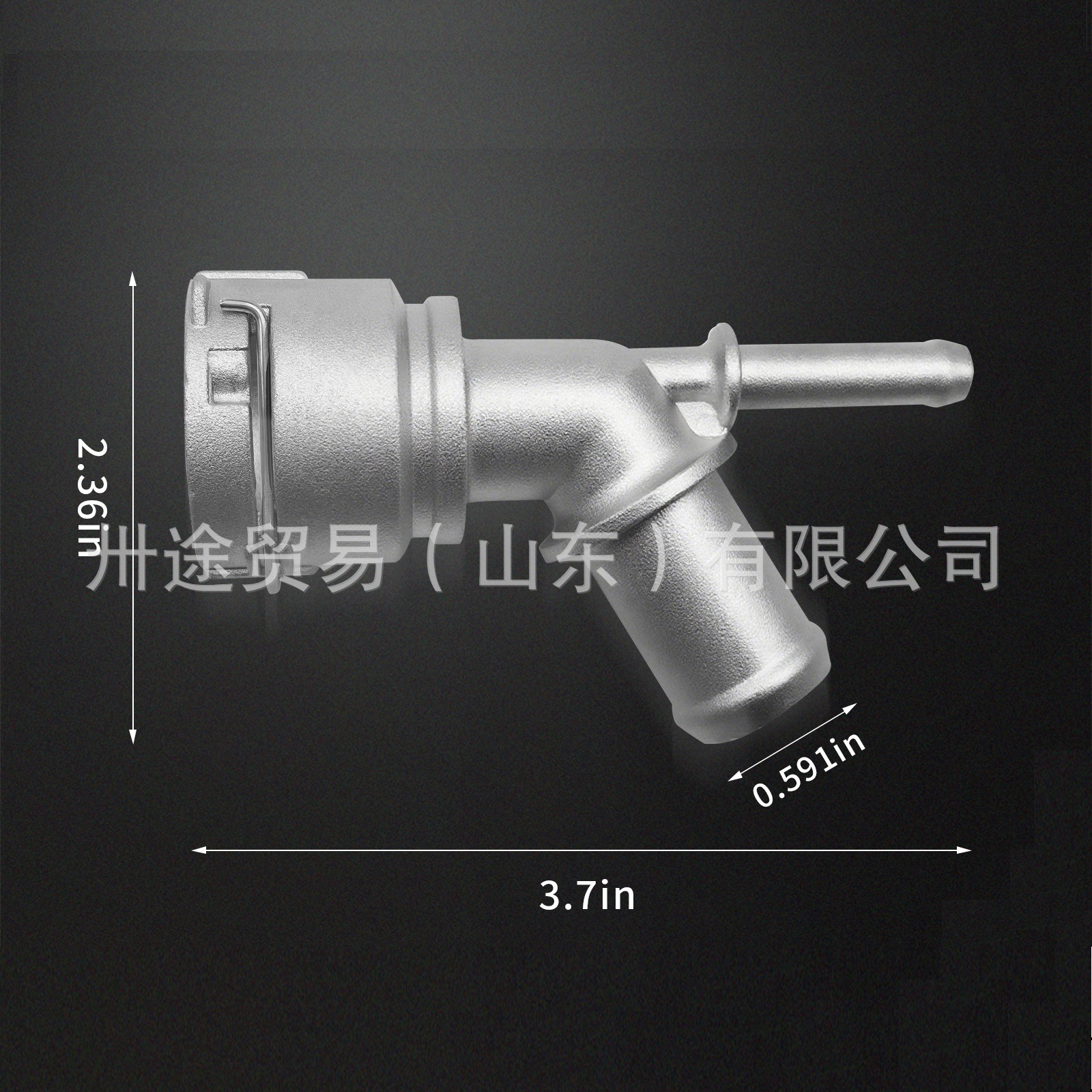 1J0122291B Aluminum Water Pipe Interface Water Pass Suitable for Volkswagen Bora Golf Audi A3 and Other Models