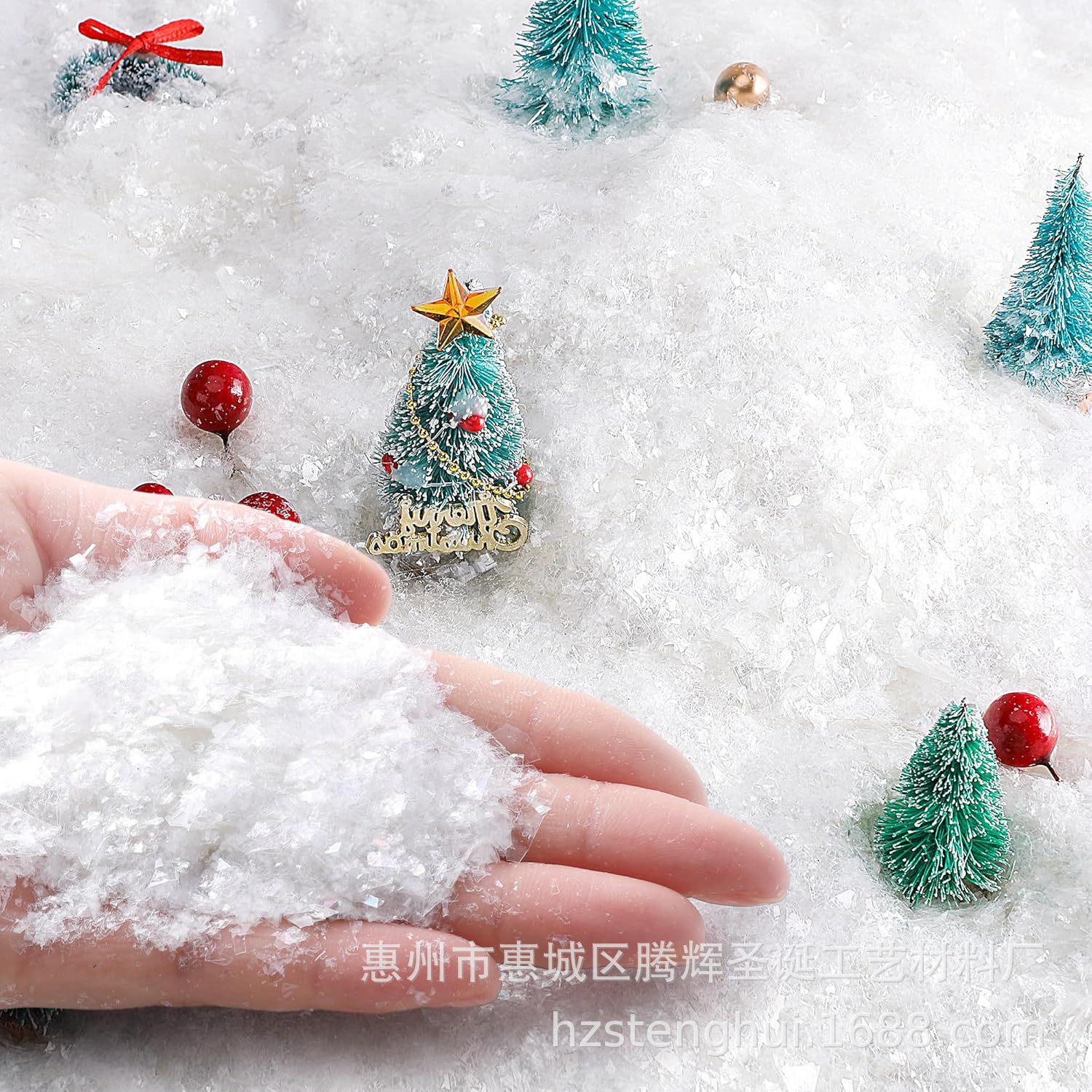 Christmas Decoration Snowflake Artificial Snow Powder Artificial Window Scene Snow Arrangement Fake Snow Dry Snow Floating Powder Artificial Snow