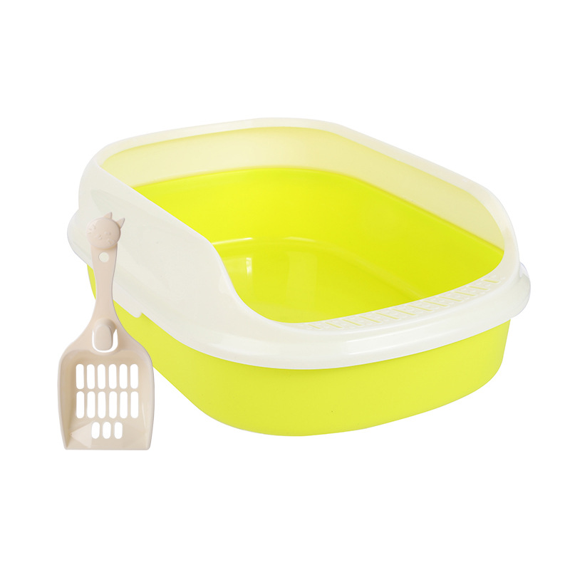 Caja de arena para gatos caja de arena para gatos semi cerrada caja de arena para gatos portátil caja de arena para gatos suministros para mascotas