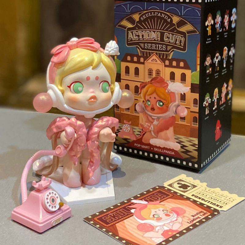 Коллекционная слепая коробка (POPMART) SKULLPANDA Action Series, мини-фигурки, 12+1 вариантов