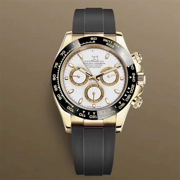 Laojiaditong transfronterizo toma un reloj mecánico de tres ojos y seis agujas para hombre, reloj multifuncional con cinturón de acero para hombre