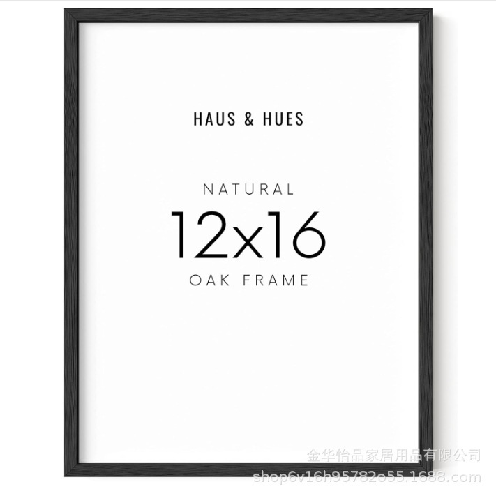 Large Size Square Photo Frame Mdf Wooden Poster Display Frame American Living Room Study Decorative Picture Frame Custom Wholesale