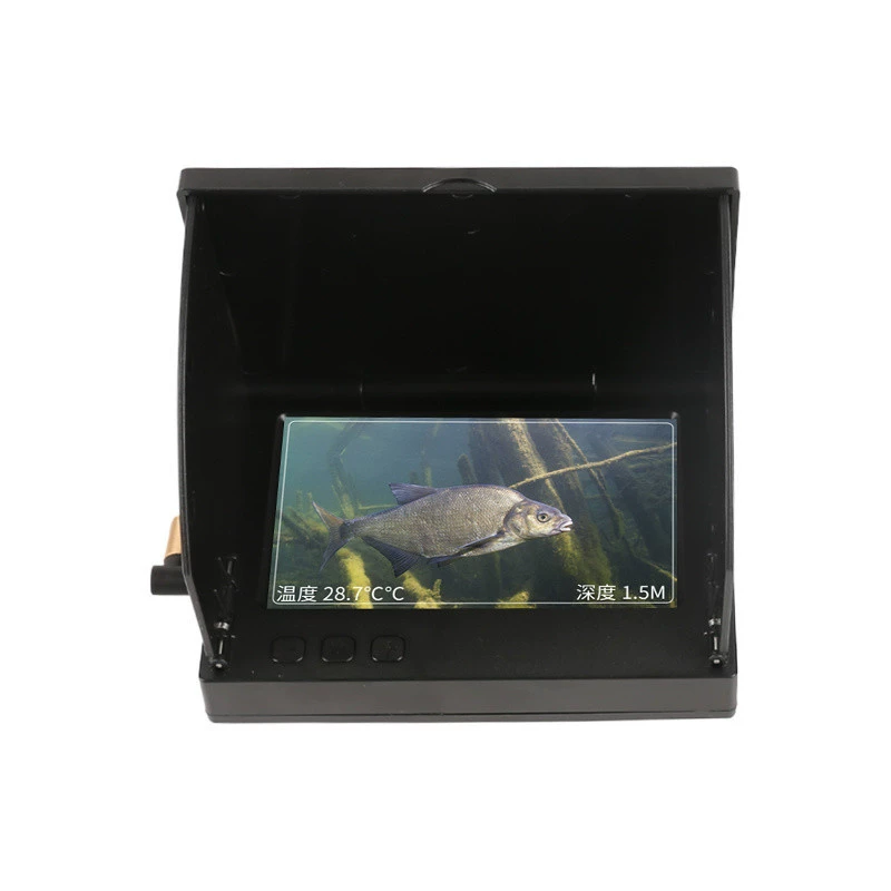 Ультрачёткий прибор для обнаружения рыбы, новая камера для мутной воды подводная, HD-зонд для просмотра рыбы под водой с измерением глубины и температуры воды