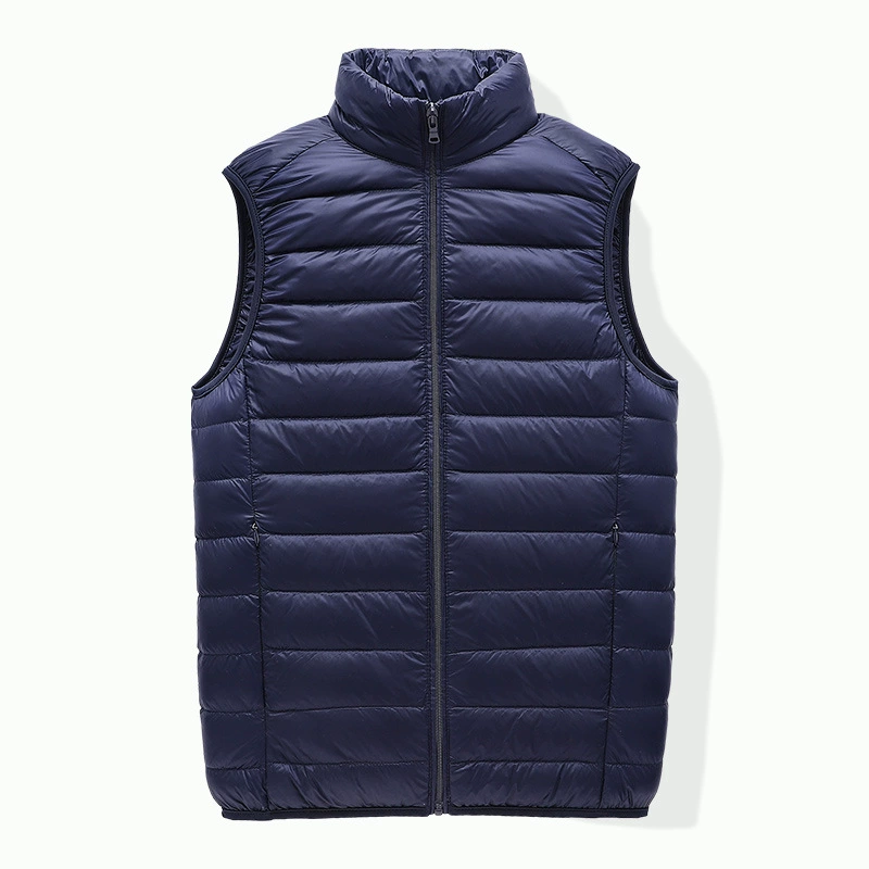 Light and thin keep warm vest with down, jacket