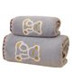 Manufacturer Wholesale Embroidered Couple Face Towel Household Absorbent Cute Bear Coral Velvet Towel Large Bath Towel Mother-In-Law Towel Set
