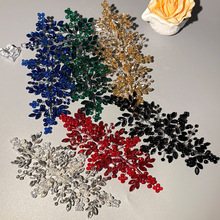 新款新娘头饰手工水钻发片 婚纱礼服彩色钻片发带侧边配饰 DZ276