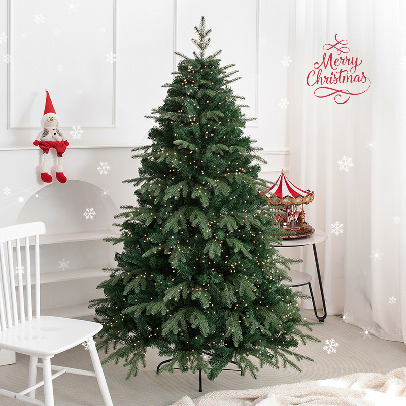 Shengyuan gran pe mezcla de PVC decoración de árbol de Navidad decoración interior y exterior decoración al por mayor