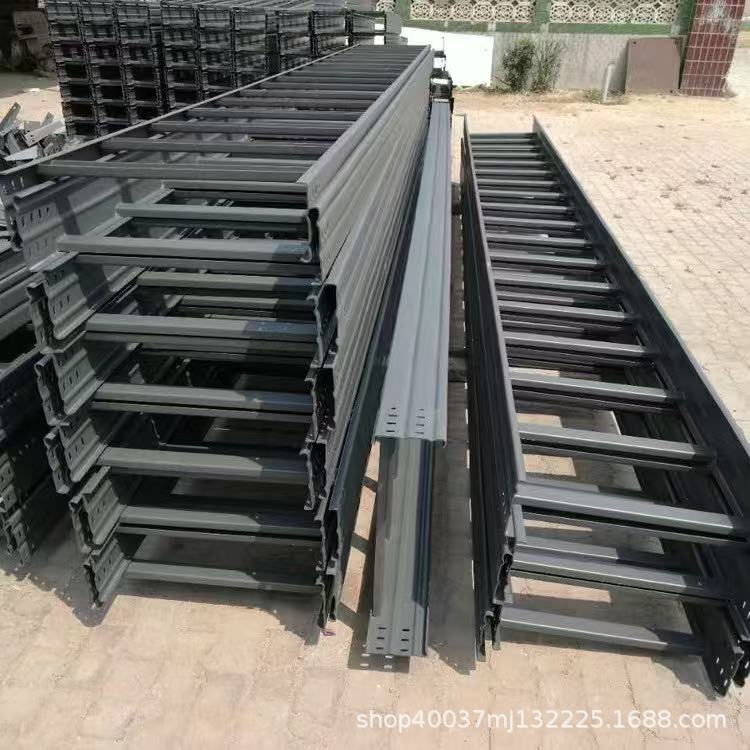 防火电缆桥架 耐火梯式桥架 300*100防火镀锌不锈钢电线模压桥架