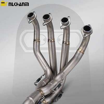 original vehicle, titanium alloy external front – Motorcycle exhaust pipe