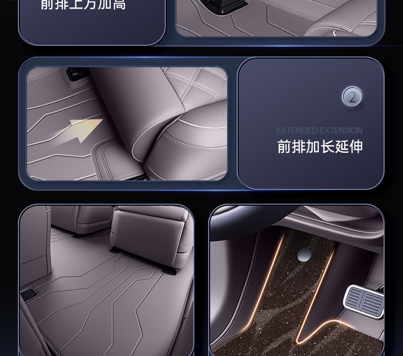 Suitable for Nio Es8 Floor Mats, Fully Enclosed Third-Generation 26 Car Interior Modification Accessories, Trunk Mat Supplies