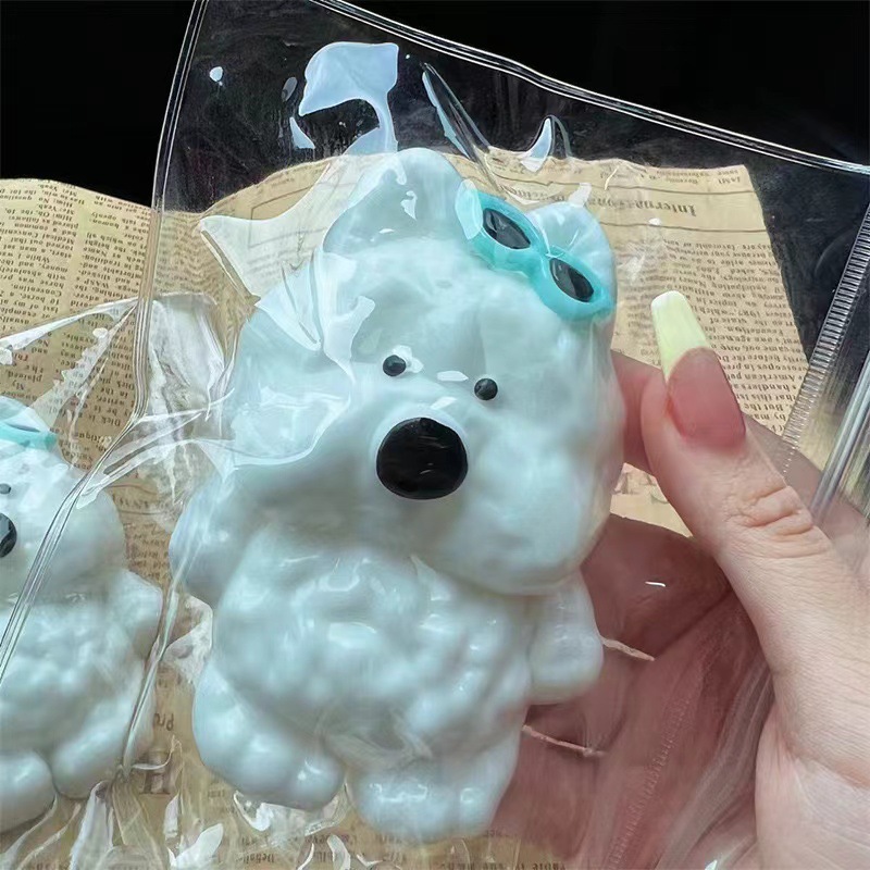 Mantequilla enlatada de miel, oso, pellizco de agua, pellizco de crema, juguete descompresurado, pellizco super suave, pellizco de música, pellizco suave.