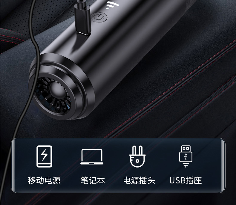 Mericle Wireless Vacuum Cleaner for Home Use, Portable Car Vacuum Cleaner, High-Power Wireless Vacuum Cleaner, Handheld for Home Use