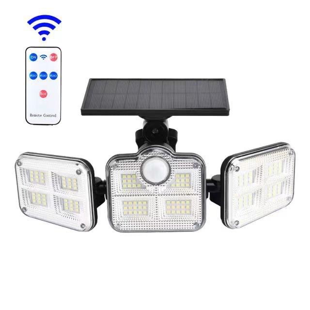 lámpara solar de pared multigrotación dividida lámpara de calle impermeable villa patio inducción del cuerpo humano lámpara de iluminación de carretera