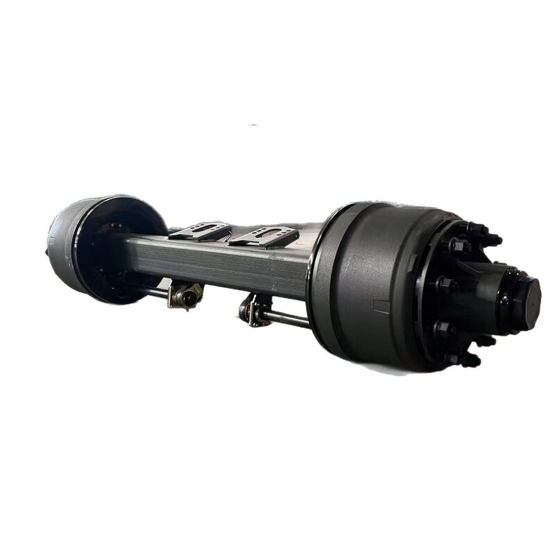 American semi-trailer trailer axle 16 ton axle built-in drum brake rear axle accessories axle 220 widened brake pads