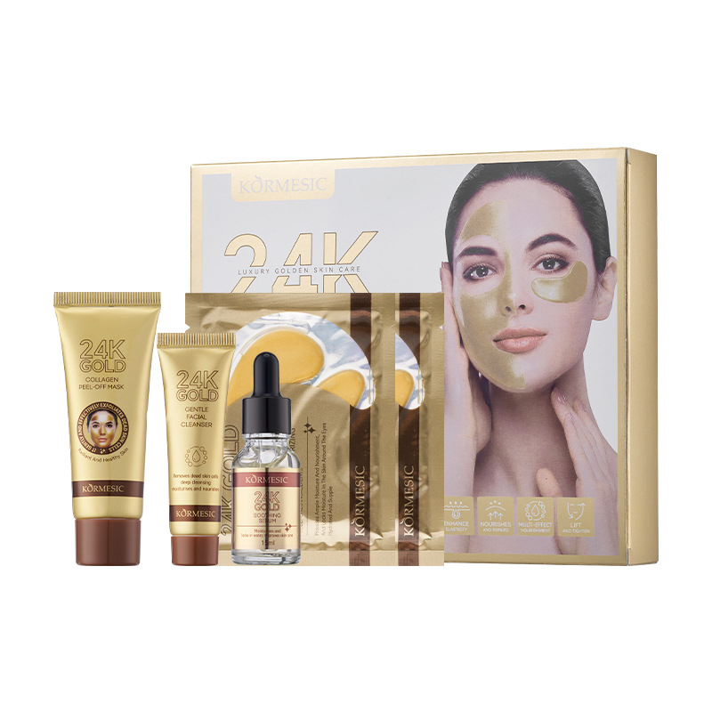 KORMESIC full English 24k facial care set box Gold set box…