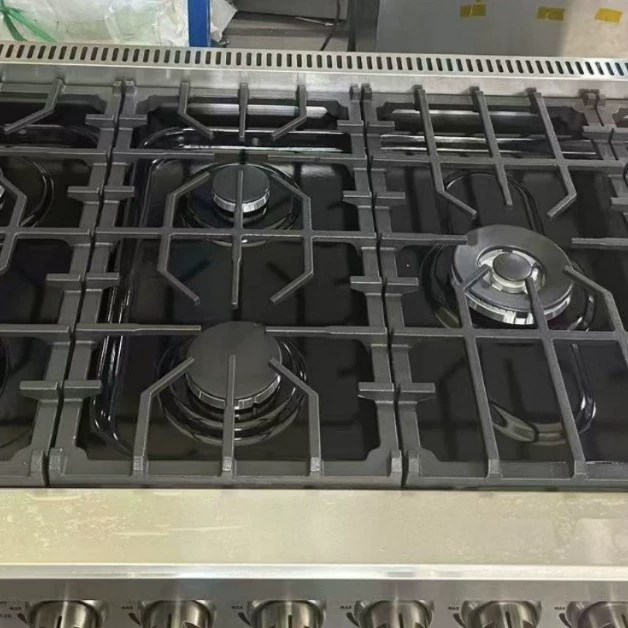 48-дюймовая газовая плита с 1.22m конфорками и духовкой, отдельно стоящая, вертикальная, соединенного типа.