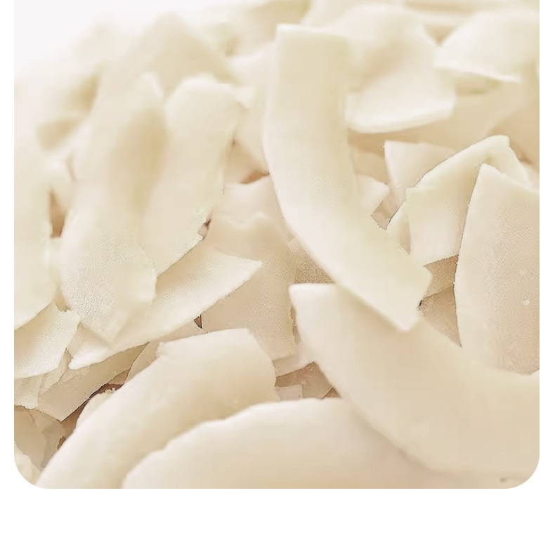 Dried Coconut Chips 500g Hai Di Ye Crispy Coconut Slices Original Flavor Ready to Eat Snack preparation