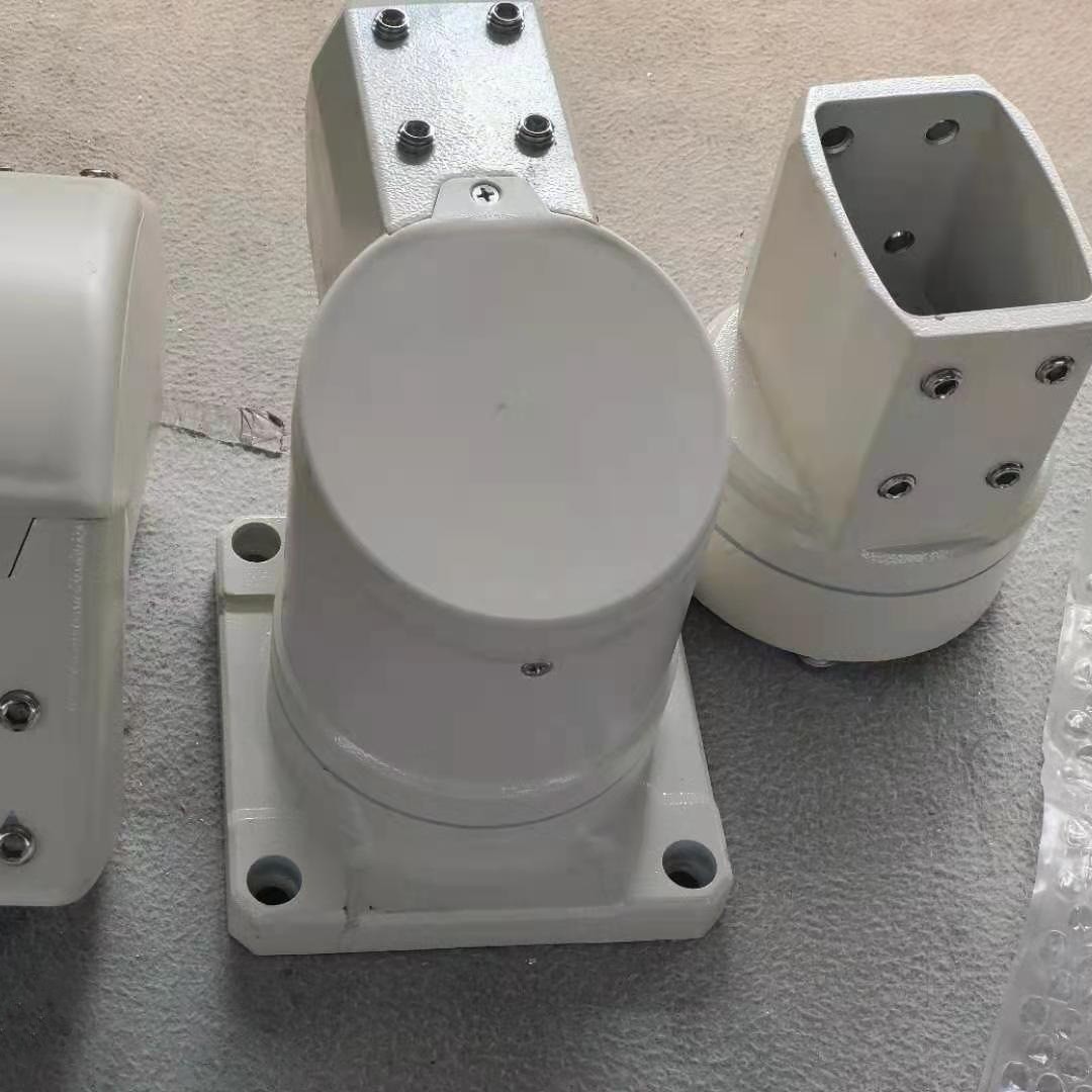 悬臂箱体链接件 加工吊臂配电箱系统配件 铝合金操作箱旋转支架