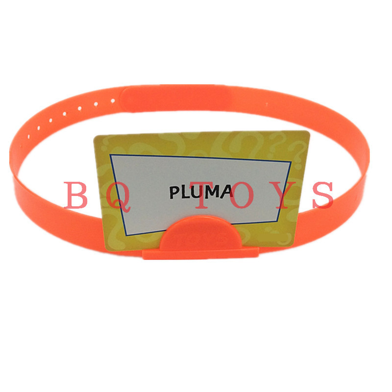 Institución educativa escuela Aula juego apoyos diadema de plástico adivina quién soy