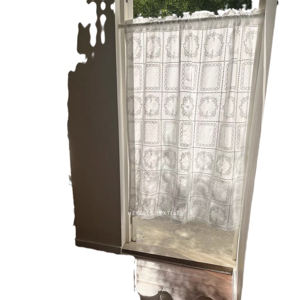 バラの花園の刺繍の布地の服の布地のテーブルクロスのカーテンの布地の新商品の韓国式のフランスの風格