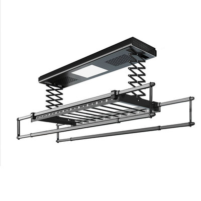 电动晾衣架遥控升降阳台伸缩晾衣机家用智能烘干自动凉衣架杆