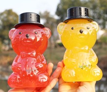 �W�tС���̲豭��ͨpet����ƿ�Ӻ��֭���ƿ500ML��ñ��
