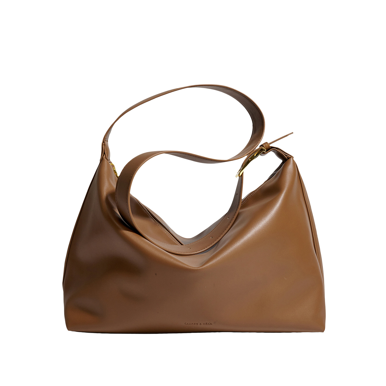 2024 Summer New Trendy Women's Capacity Casual Versatile Crossbody Soft Collapse Minimalist Style One Shoulder Large Bag_voghion.com