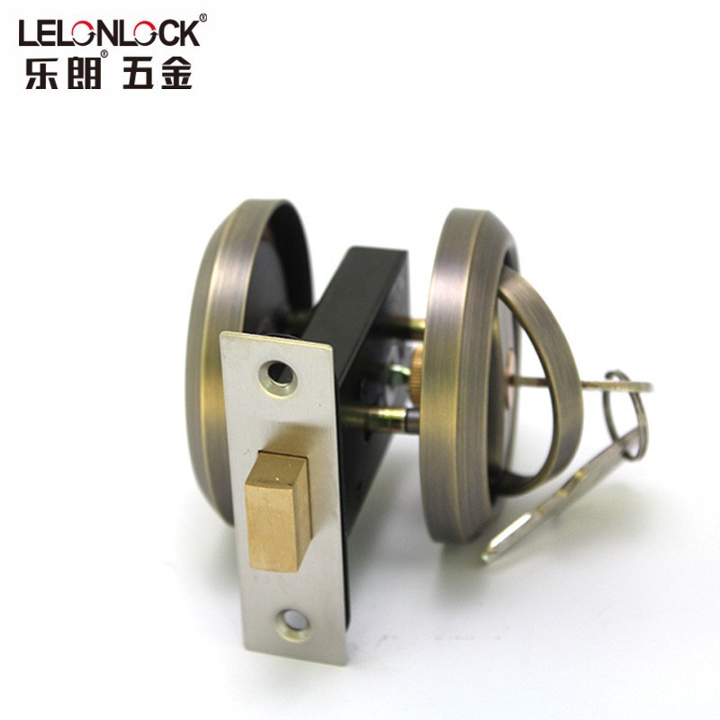 Actualización con llave de acero inoxidable cerradura de anillo de tracción multicolor opcional de doble cara cerradura de puerta invisible cerradura interior oculta