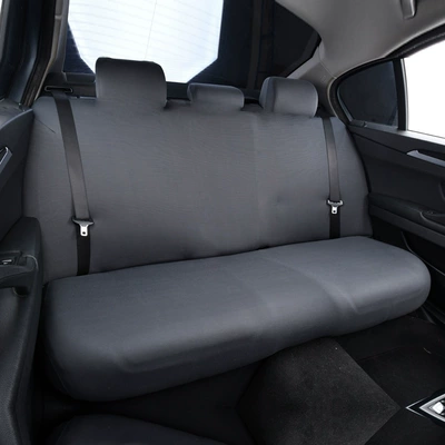 Car rear seat cover set Universal seat cover - dark-gray-rear-seat-cover-set-one-size-fits-all-universal